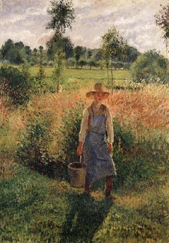 Camille Pissarro The Gardener,Afternoon Sun,Eragny